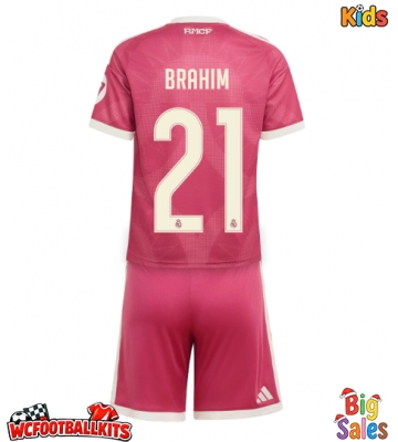 Real Madrid Brahim Diaz #21 Replica Third Stadium Kit for Kids 2026-27 Short Sleeve (+ pants)